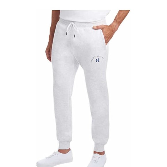 Hurley Other - NWT Men's Hurley Soft Terry Jogger Sweatpants Size 2X-Large White $60 DD239